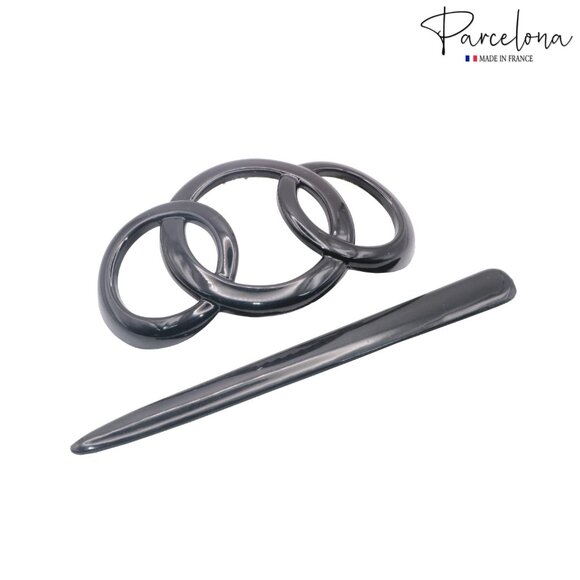 French Celluloid Hair Barrette Non Slip 3.5-Inch Stylish Hair Accessory - Picture 4 of 9